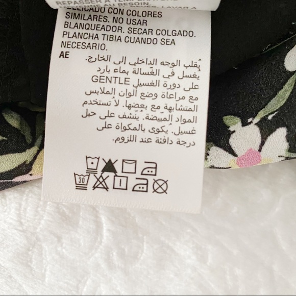 NWT Bar III Floral Cropped Peplum Cut Out Bow Chest Tank Top - Picture 8 of 11